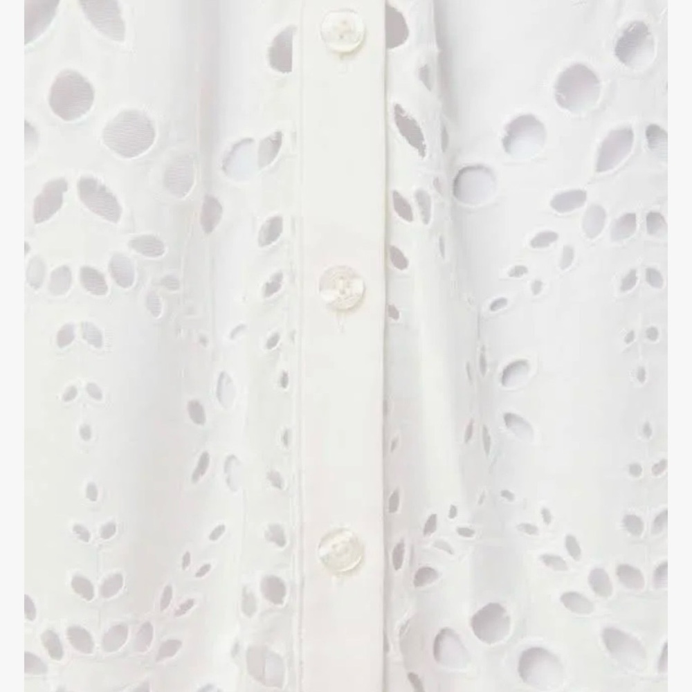 NWT Lilly Pulitzer Amrita Midi White Eyelet Dress - Picture 8 of 10